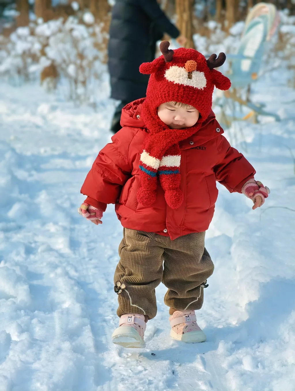 雪地上的红 · 精修后
